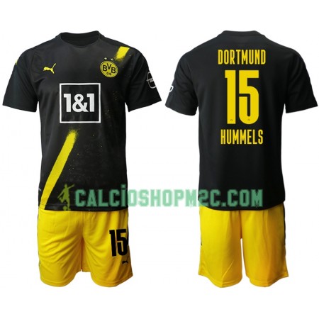Borussia Dortmund Mats Hummels 15 Bambino Maglia Trasferta 2020/2021 Manica Corta (+ Pantaloncini)